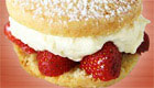 cooking games : Baking a strawberry cake