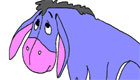 01. celebrities : Colouring in Eeyore