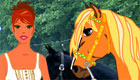 dress up : Dressing up a Girl and her Horse!